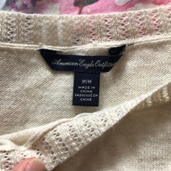 American Eagle sweater with lace back - Picture 3 of 8
